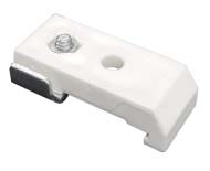 Emperor Single Brackets 40mm - Ceiling Fix - White