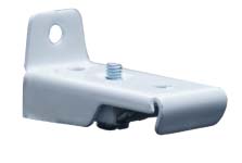 Single Metal King Brackets Wall Fix - 48mm - White